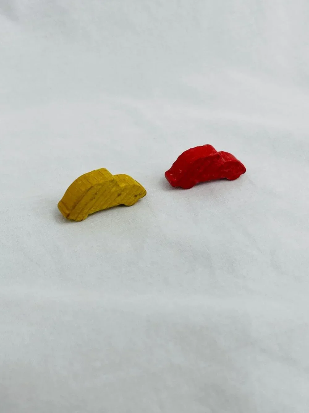 Small Handmade Meeple Wooden Vehicles Bundle (Two Cars and 3 Trucks)
